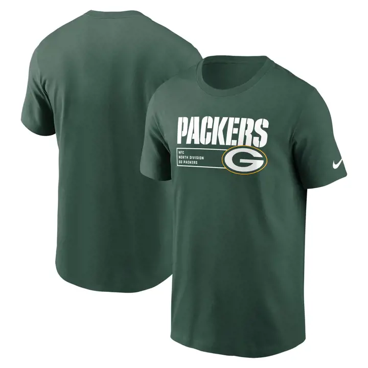 T-shirt en coton essentiel NFL Green Bay Packers 23 vert