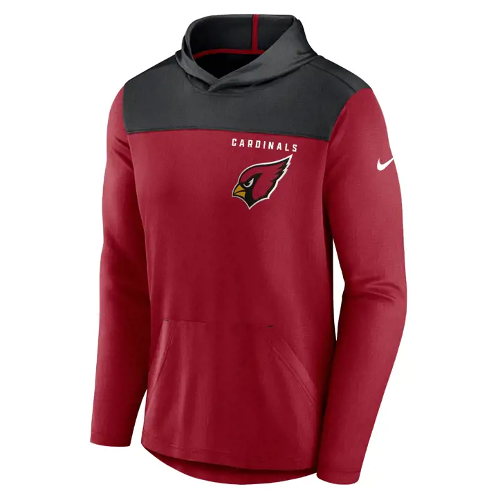 Sweat à capuche Arizona Cardinals NFL Athletic Lock Up 23 rouge/noir