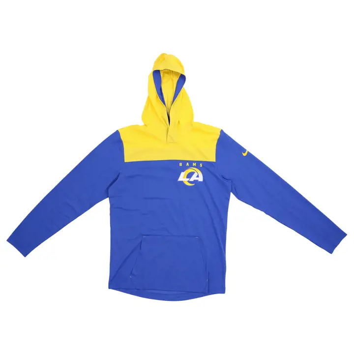 Los Angeles Rams NFL Athletic Lock Up Hoodie 23  rbl/wht