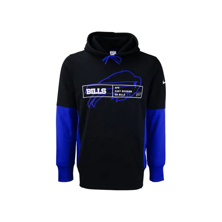 Hoodie Buffalo Bills NFL Therma Overlap 23 noir/royal