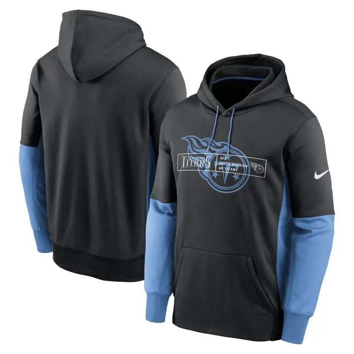 Sweat à capuche à superposition Tennessee Titans NFL Therma 23 blc/étiquette