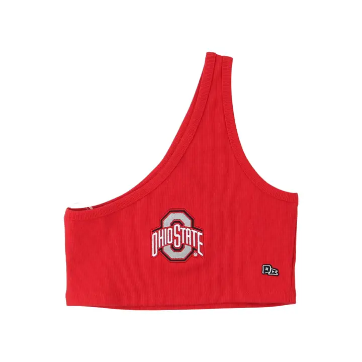 Haut senior Hype & Vice Ohio State Buckeyes NCAA pour femme ROUGE