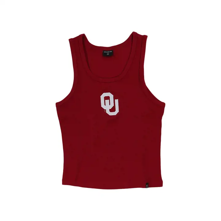 Oklahoma Sooners NCAA Femme Hype & Vice MVP Débardeur CRIM