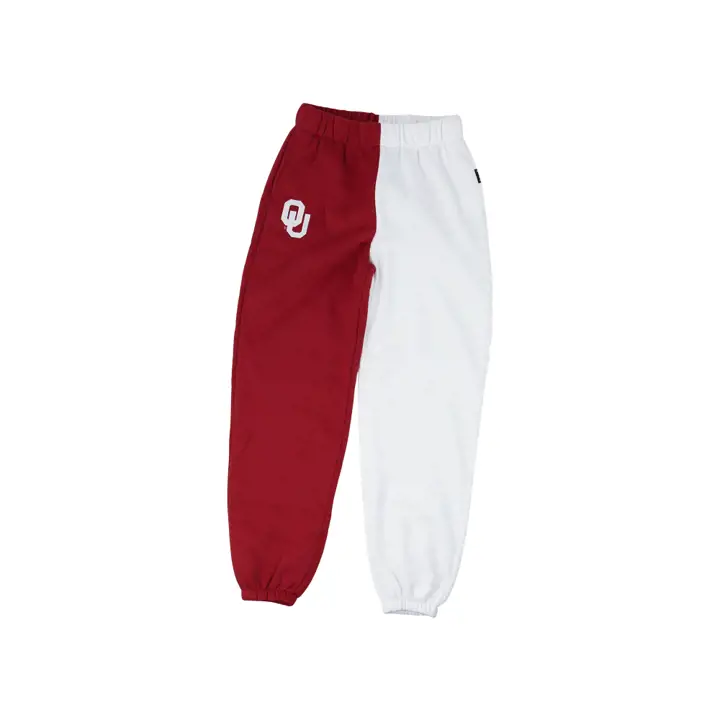 Pantalon de survêtement Colorblock Hype & Vice Oklahoma Sooners NCAA pour femme