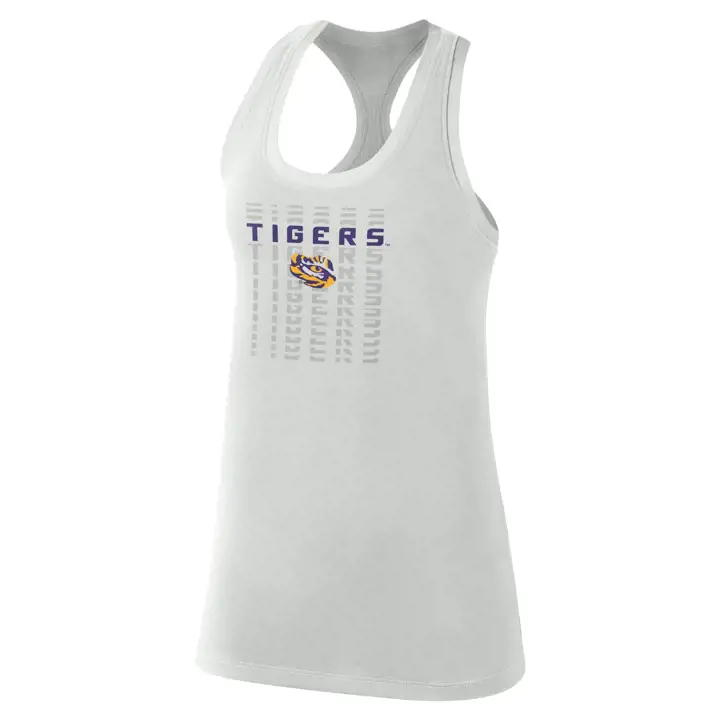 Débardeur femme L.S.U. en coton Gametime gris