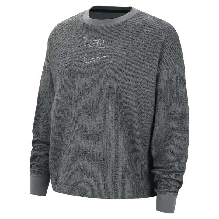 T-shirt de yoga L.S.U. pour femme gris