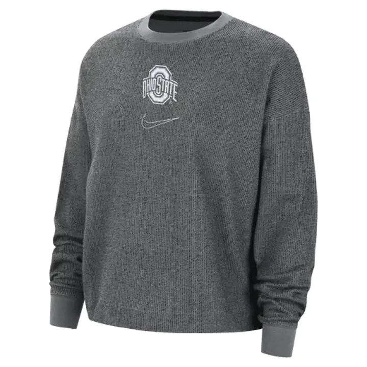 Gry du sweat-shirt de yoga Ohio State Buckeyes pour femme