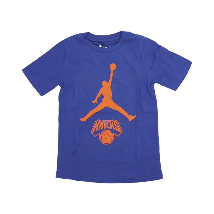T-shirt Jordan essentiel pour jeune de l'équipe NBA des New York Knicks BLEU