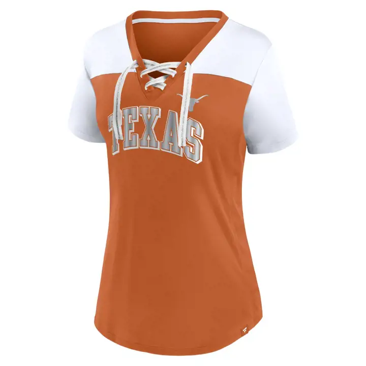 T-shirt à lacets Texas Longhorns NCAA Femme Campus Win 23 TEX O