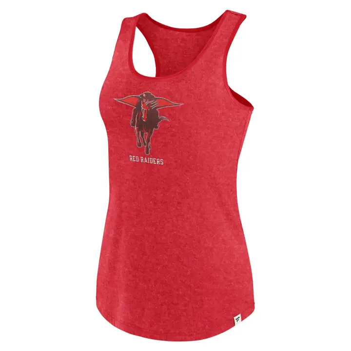 Débardeur Mascotte NCAA Femme Red Raiders de Texas Tech 23 ROUGE