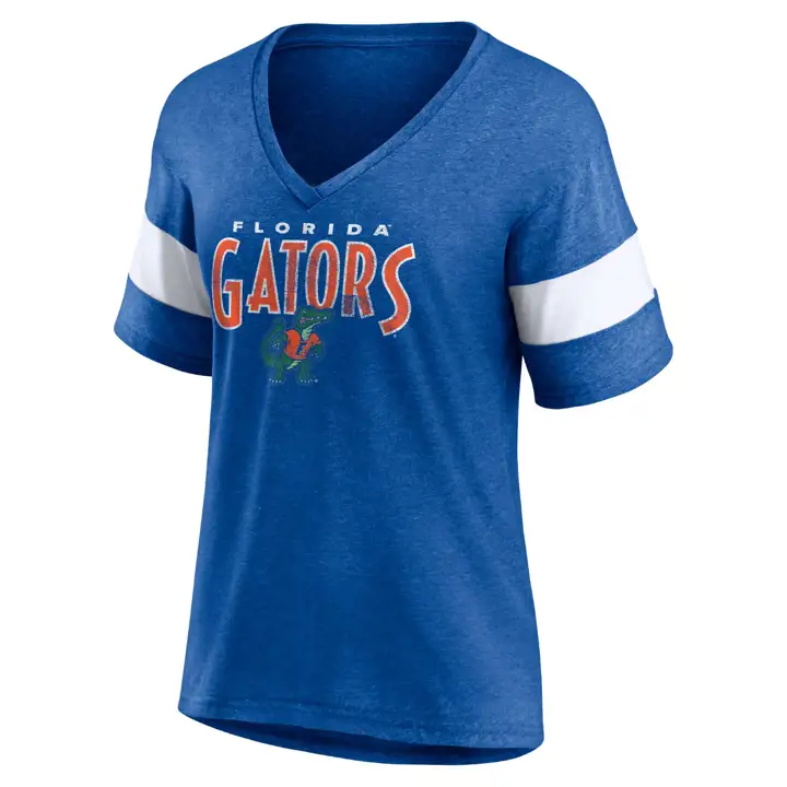 T-shirt rayé large pour femme Florida Gators NCAA 23 RBL