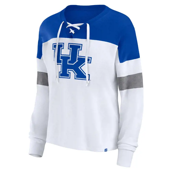 T-Shirt Manches Longues Femme Kentucky Wildcats NCAA Strass Dentelle 23
