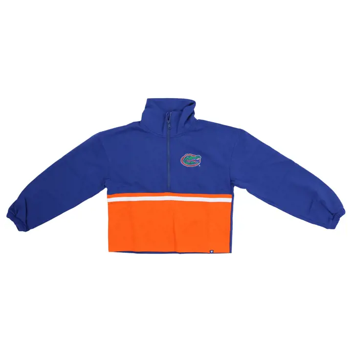 Haut quart de zip Colorblock NCAA pour femme Florida Gators 23 RBL