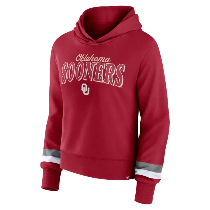 Sweat à capuche Oklahoma Sooners NCAA Femme Badge Bridge 23 CRIM