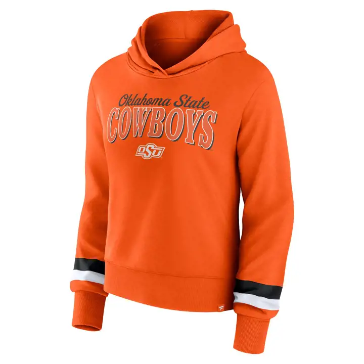 Sweat à capuche Oklahoma State Cowboys NCAA pour femme avec écusson Bridge 23 O