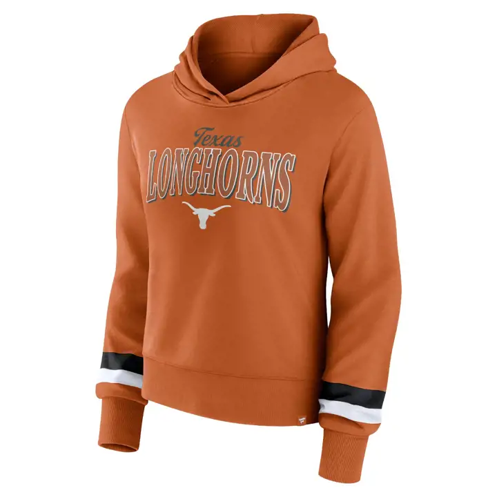 Texas Longhorns NCAA Sweat à Capuche Badge Bridge Femme 23 TEX ORG