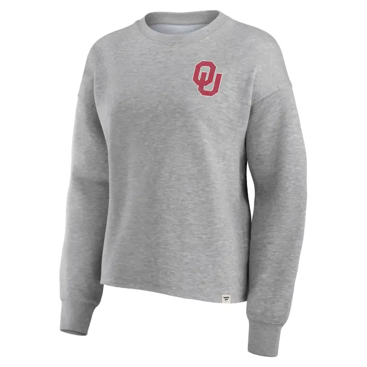 Oklahoma Sooners NCAA Femme Ready Play Crew 23 GRY