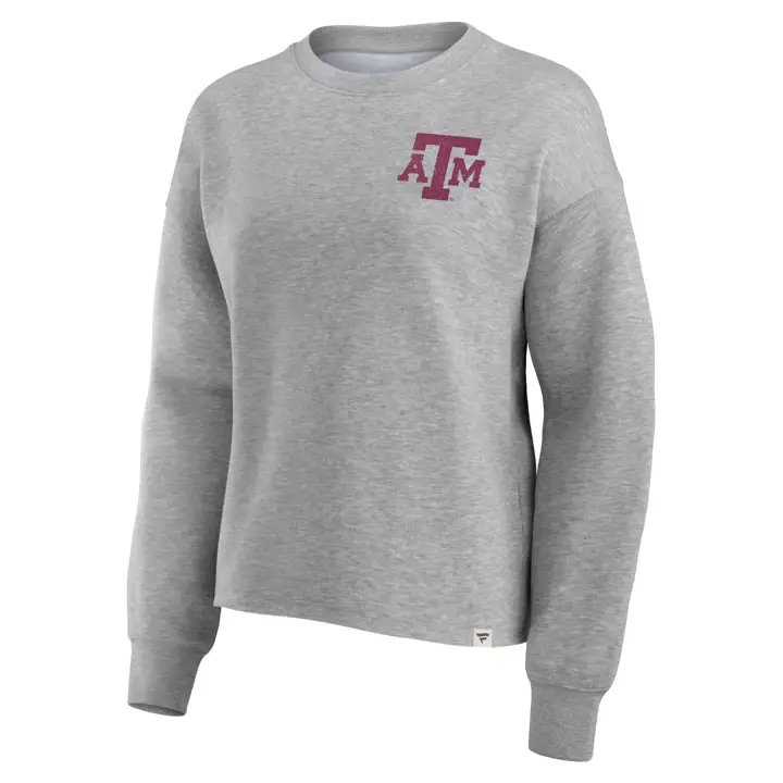 Texas A&M Aggies NCAA Femme Col Rond Ready Play 23 GRY