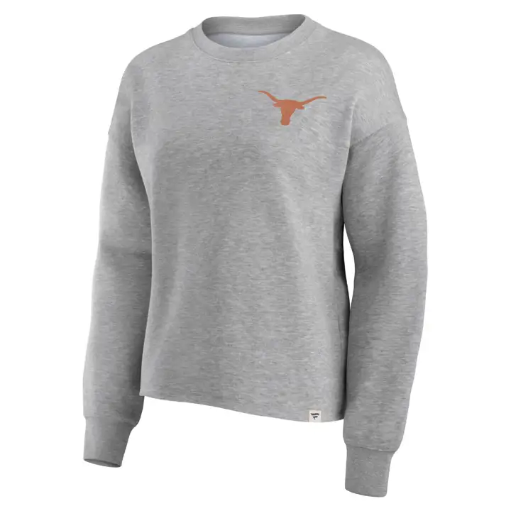 Texas Longhorns NCAA Femme Prête à Jouer Équipage 23 GRIS