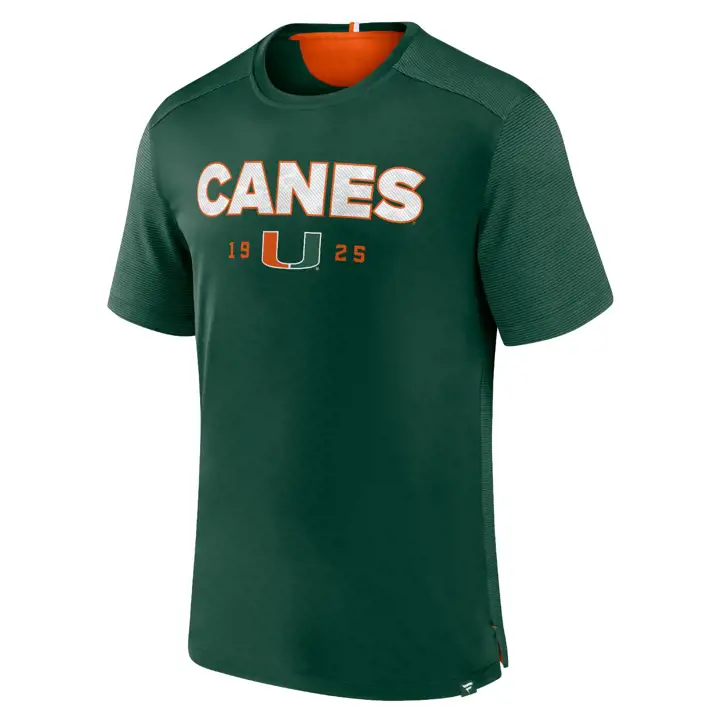 T-shirt Miami Hurricanes NCAA Defender Rush 23 GRN