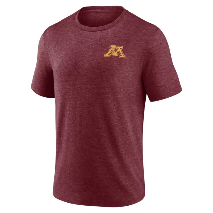 T-shirt Triblend « Old School Bold » NCAA Minnesota Golden Gophers