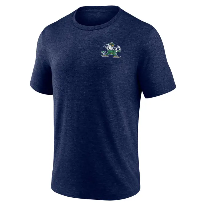 T-shirt chiné avec l'écusson « Old School Bold » des Fighting Irish de Notre Dame – NCAA