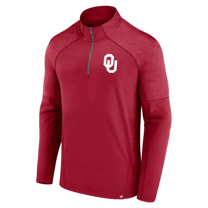 Chandail à glissière quart de cercle Defender Oklahoma Sooners NCAA 23 CRIM
