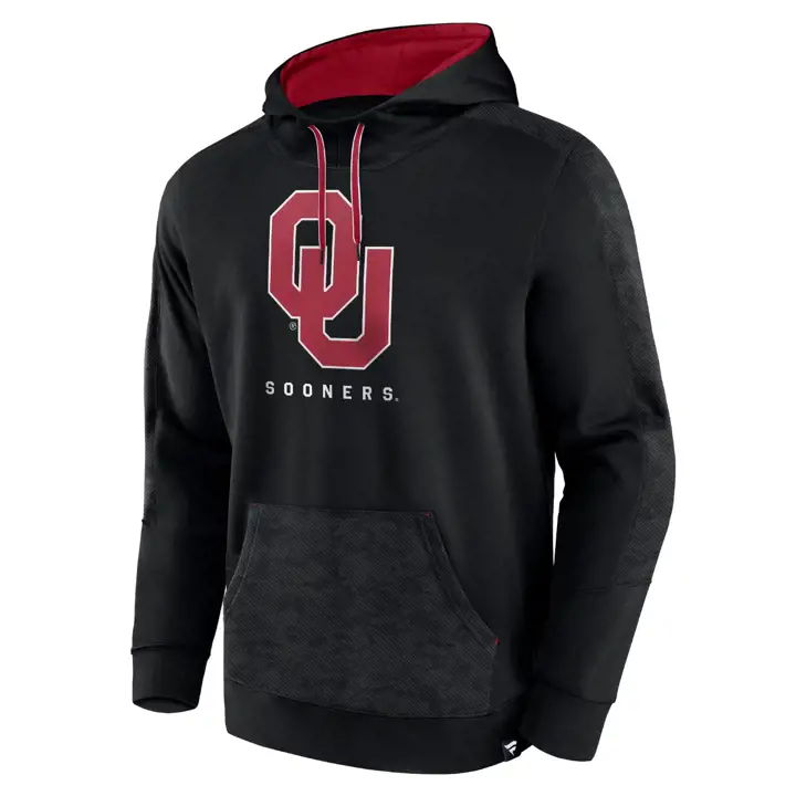 Sweat à capuche Defender NCAA Oklahoma Sooners 23 NOIR