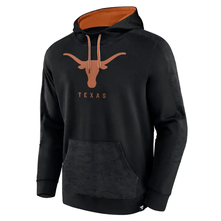 Sweat à capuche défenseur NCAA Texas Longhorns 23 BLK
