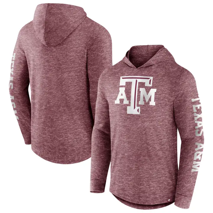 T-shirt à capuche manches longues Texas A&M Aggies NCAA First Play 23 MAR