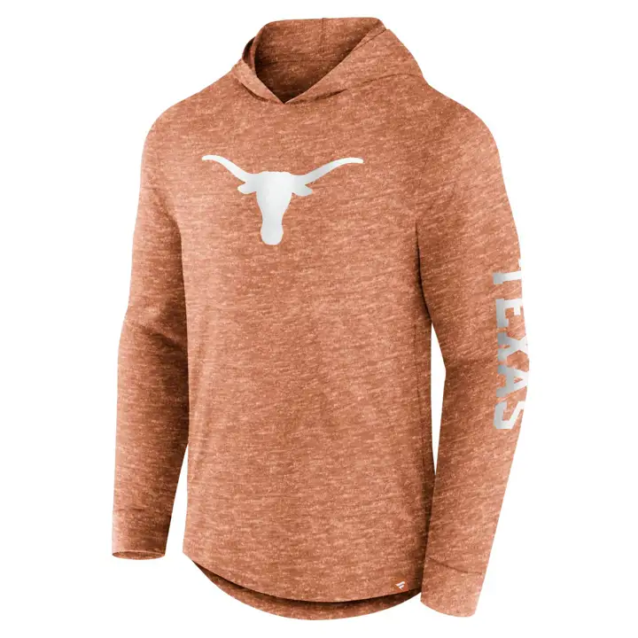 Texas Longhorns NCAA First Play Manches Longues Sweat à Capuche T-Shirt 23 TEX ORG
