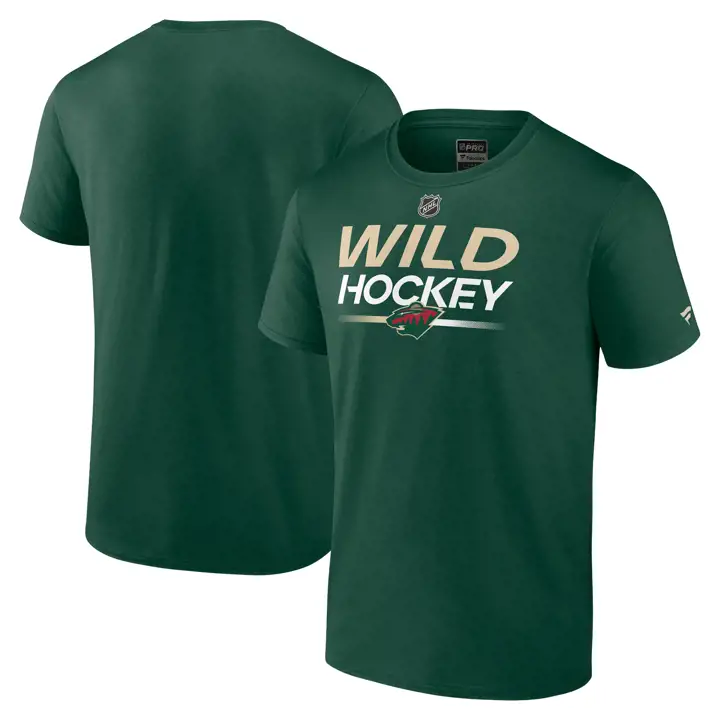 T-Shirt II GRN authentique Pro Prime NHL Minnesota Wild