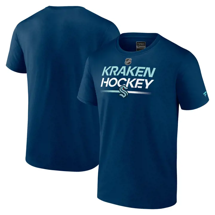 T-shirt Seattle Kraken NHL Authentic Pro Prime II MARINE