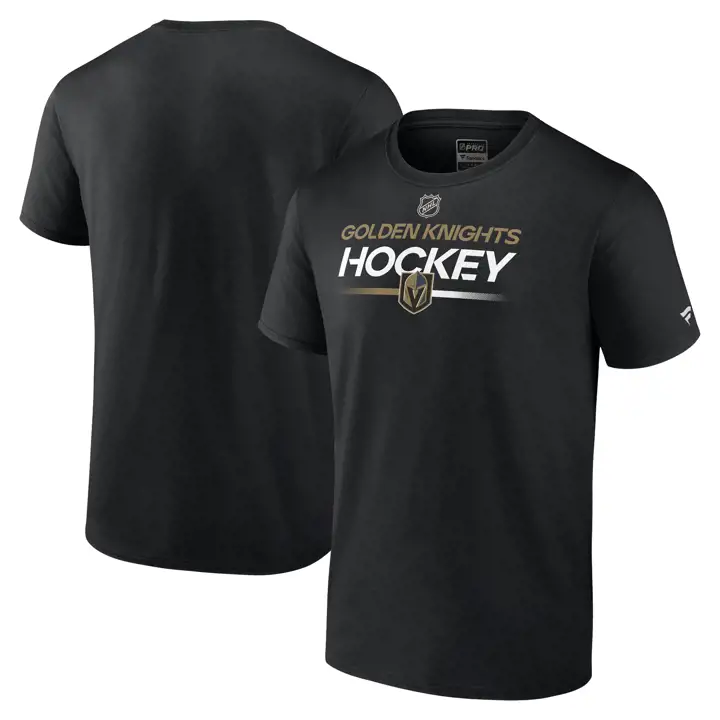 T-shirt Pro authentique II Prime Vegas Golden Knights LNH Noir