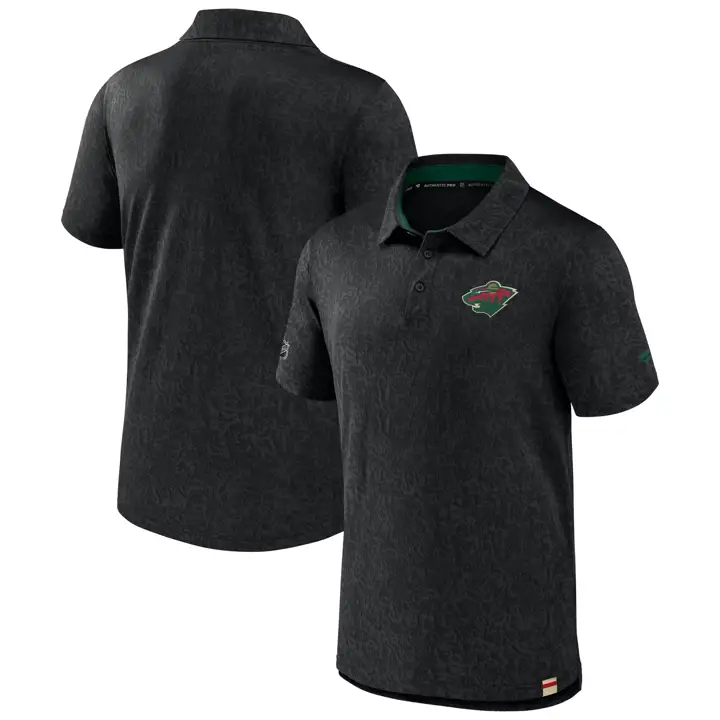 Polo de performance II RINK Minnesota Wild NHL BLK