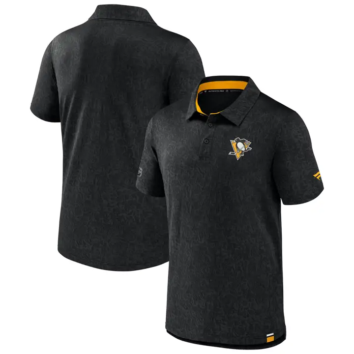 Polo de performance II RINK des Penguins de Pittsburgh LNH NOIR
