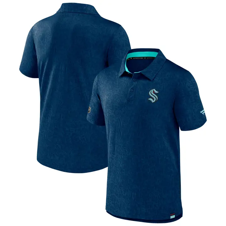 Seattle Kraken LNH Polo de performance RINK II MARINE
