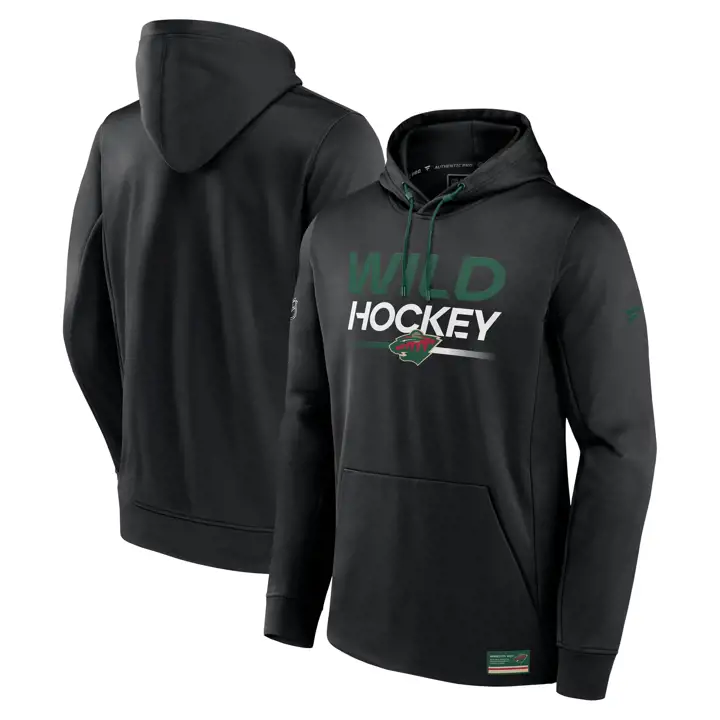 Minnesota Wild NHL RINK Perf PO Hoodie II ROUGE