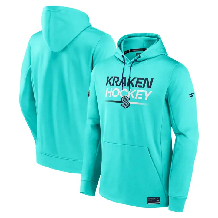 Seattle Kraken LNH Patinoire Performance Chandail à Capuche II BLEU
