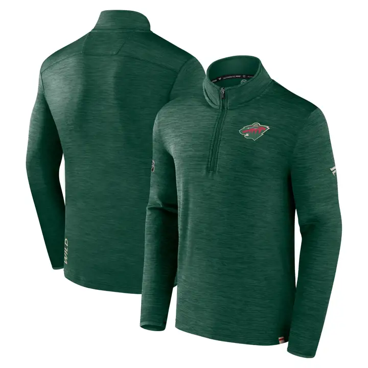 Molleton NHL RINK 1/4 Zip Minnesota Wild ii VERT