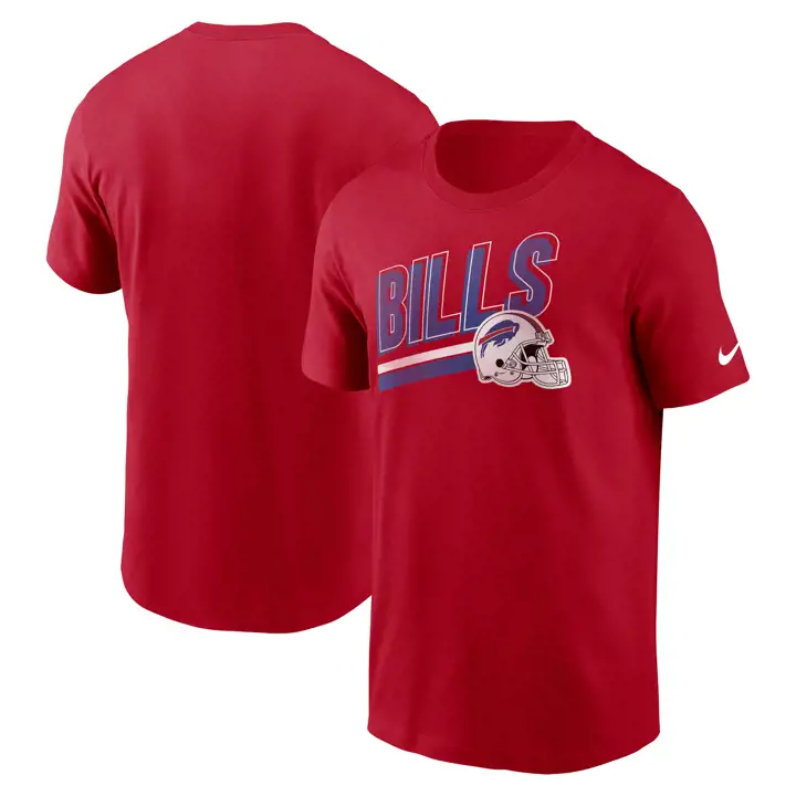T-shirt Buffalo Bills NFL Équipe Casque Blitz 23 ROUGE