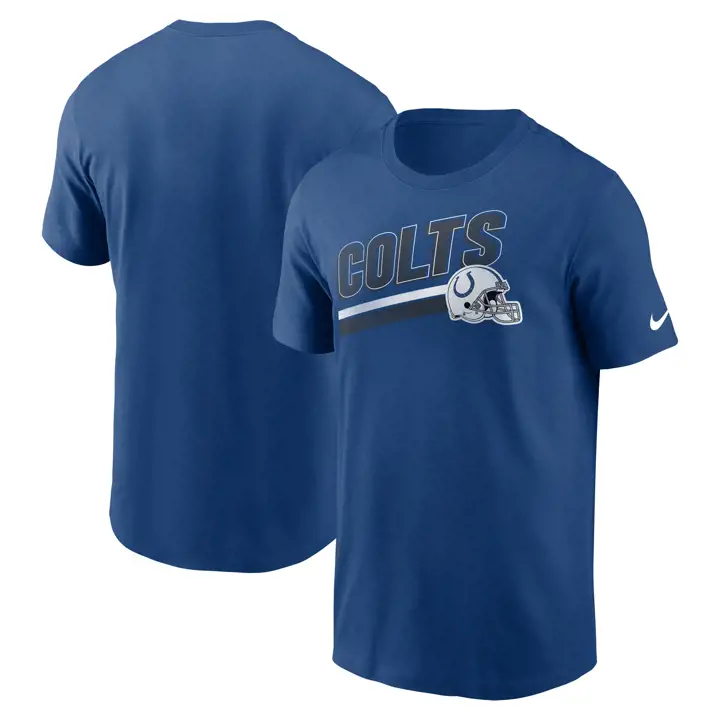 T-shirt Indianapolis Colts NFL Team Helmet Blitz 23 BLEU