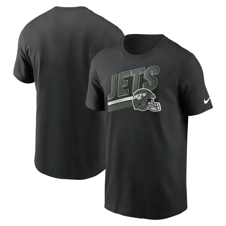 T-shirt New York Jets NFL Team Helmet Blitz 23 BLK
