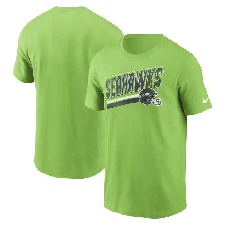 T-shirt Seattle Seahawks NFL Helmet Blitz 23 Vert