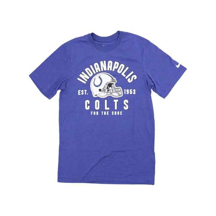T-shirt empilé Triblend NFL Indianapolis Colts 23 BLEU