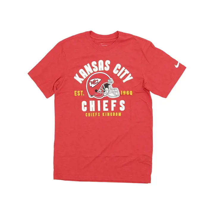 T-shirt triblend des Chiefs de Kansas City NFL – Texte superposé – Rouge 23