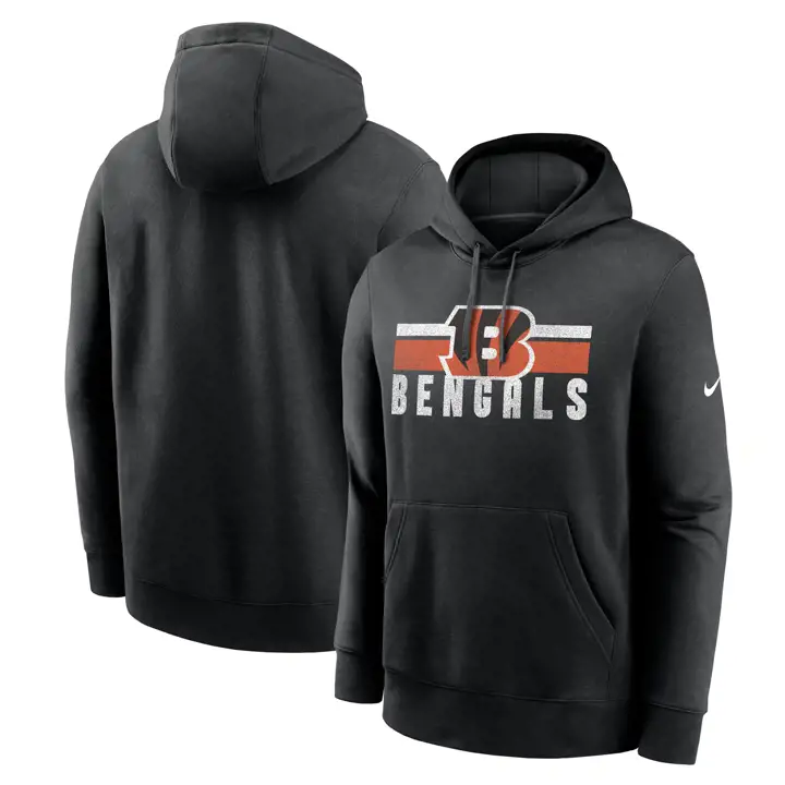 Cincinnati Bengals NFL Équipe Bandes de Capot 23 BLK