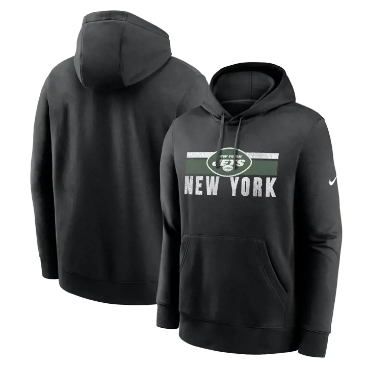 New York Jets NFL Team Rayures de Capot 23 NOIR