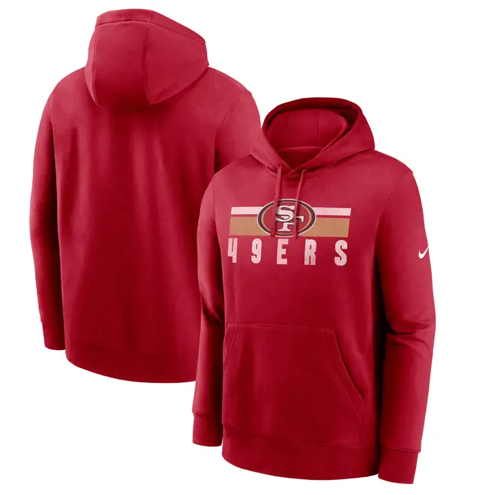 Bandes de capot rouges des 49ers de San Francisco (NFL) 23