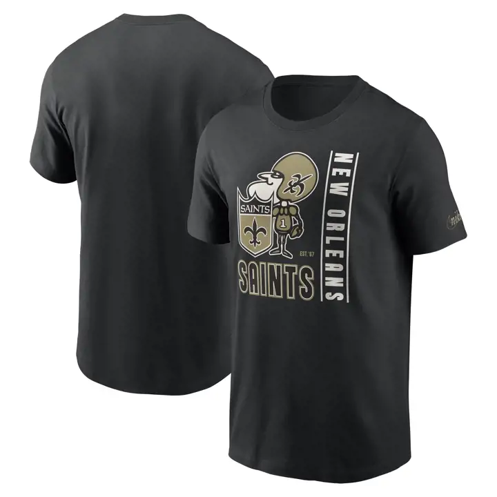 T-shirt essentiel « New Orleans Saints NFL Rewind » 23 BLK